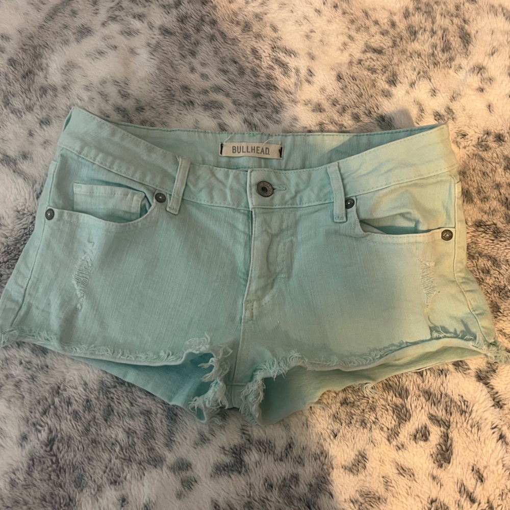 Bullhead Light Blue Denim Shorts